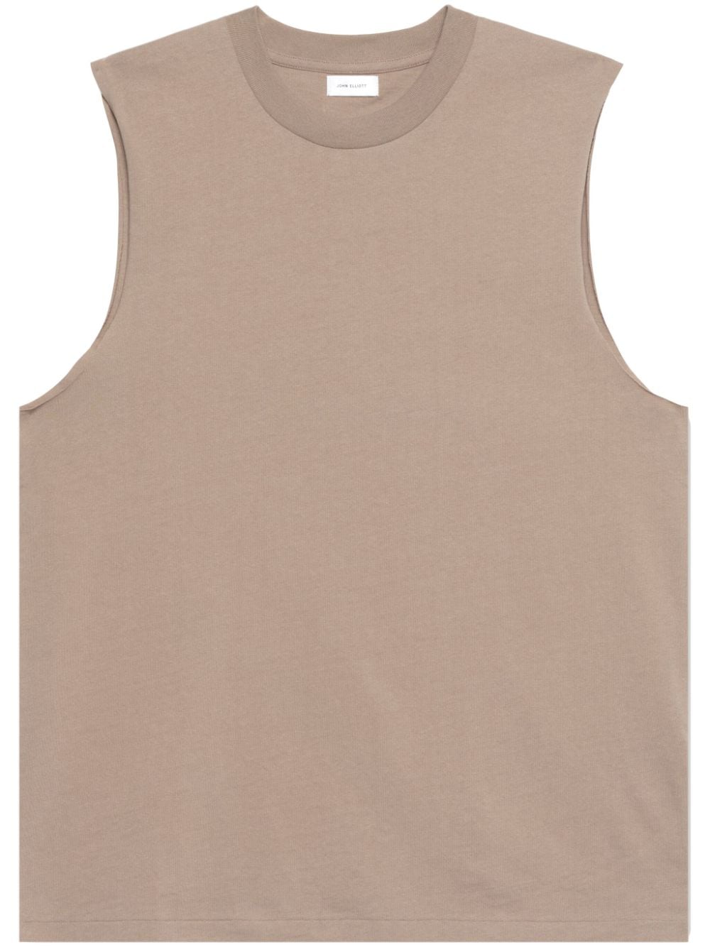 John Elliott sleeveless cotton T-shirt - Neutrals von John Elliott