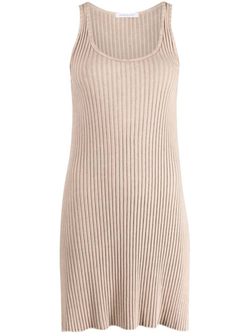 John Elliott sleeveless ribbed-knit tank top - Brown von John Elliott