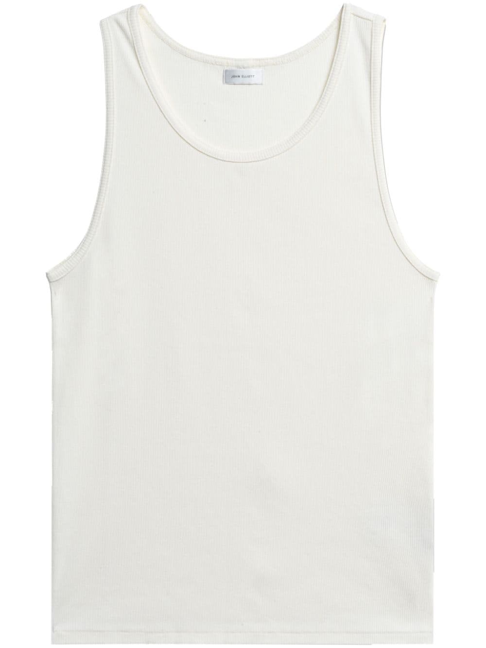 John Elliott soft jersey tank top - White von John Elliott