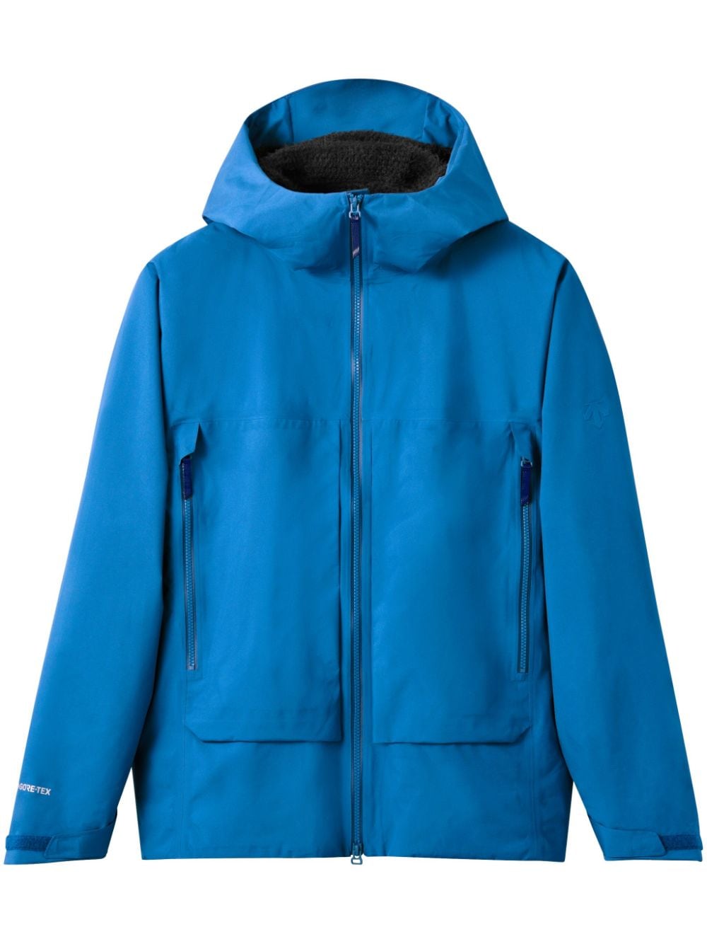 John Elliott x Descente Allterrain shell hooded jacket - Blue von John Elliott