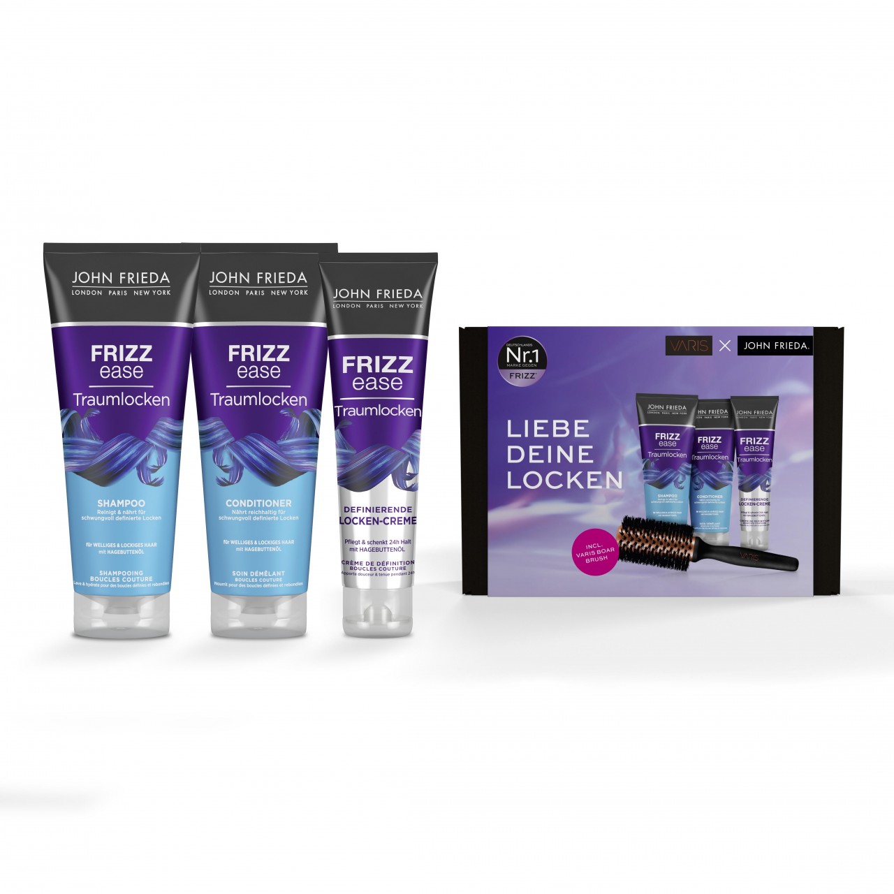 Frizz Ease - John Frieda x VARIS Traumlocken Set von John Frieda