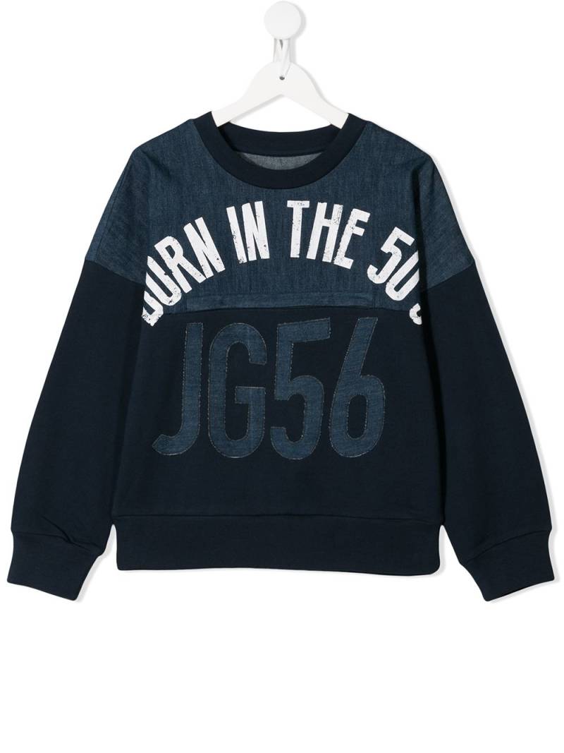 John Galliano printed sweatshirt - Blue von John Galliano