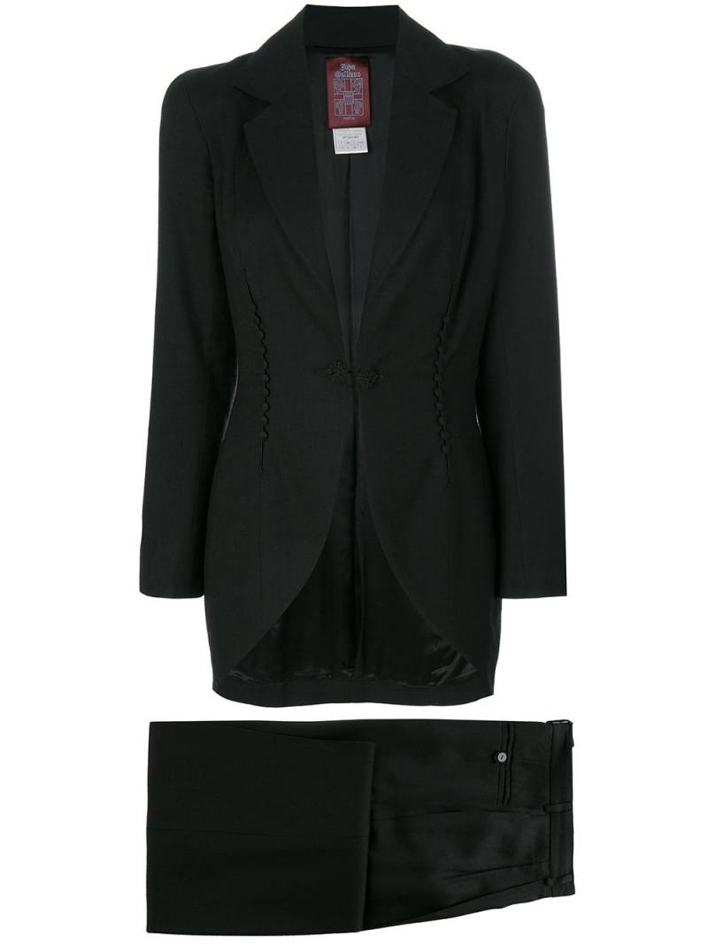 John Galliano Pre-Owned jacket and trouser suit - Black von John Galliano Pre-Owned