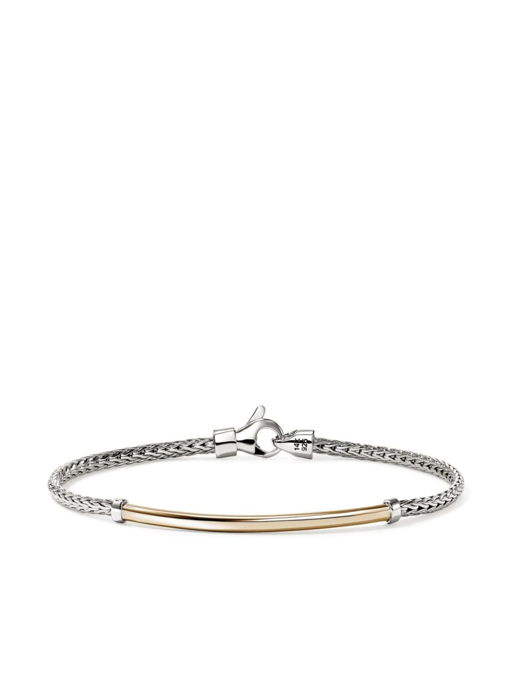 John Hardy 14kt gold JH Essential bracelet - Silver von John Hardy