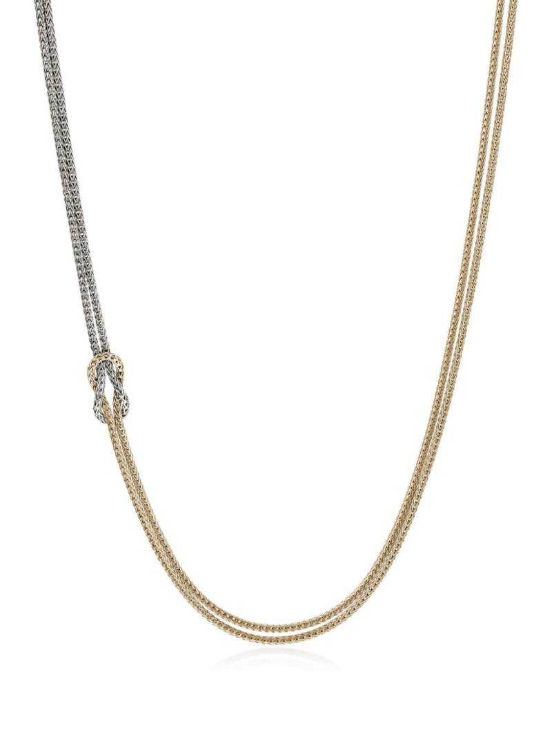 John Hardy 14kt gold Love Knot necklace von John Hardy