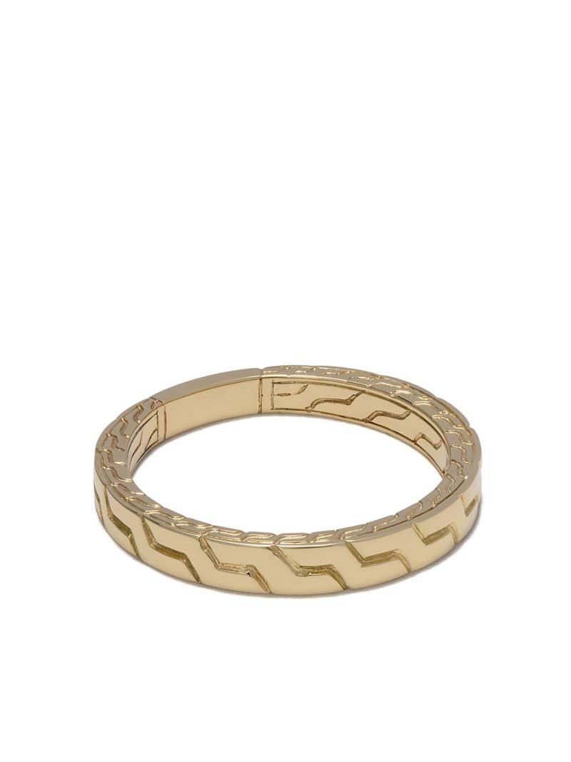 John Hardy Classic Chain 18K Gold 3.5mm band ring von John Hardy