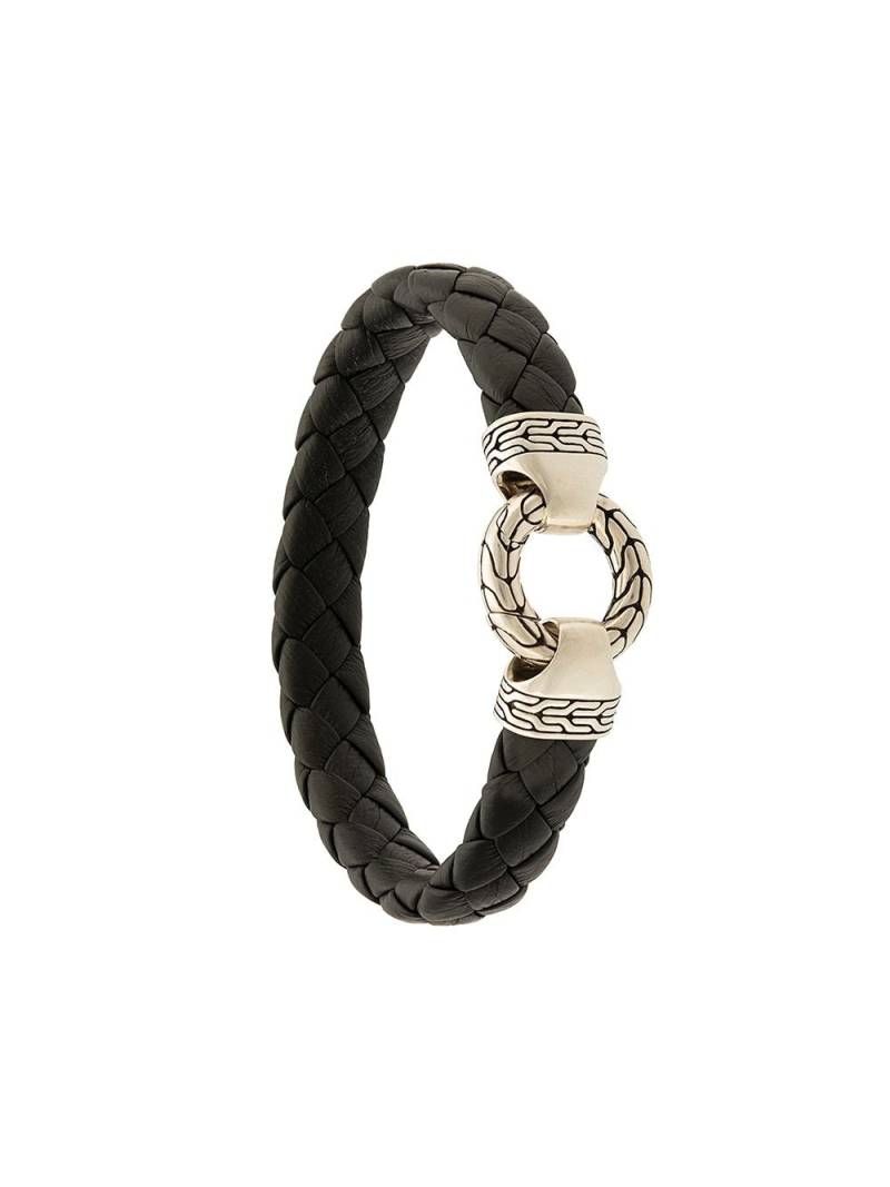 John Hardy Classic Chain Ring Clasp bracelet - Black von John Hardy