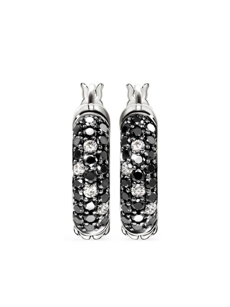 John Hardy JH Essentials diamond hoop earrings - Silver von John Hardy