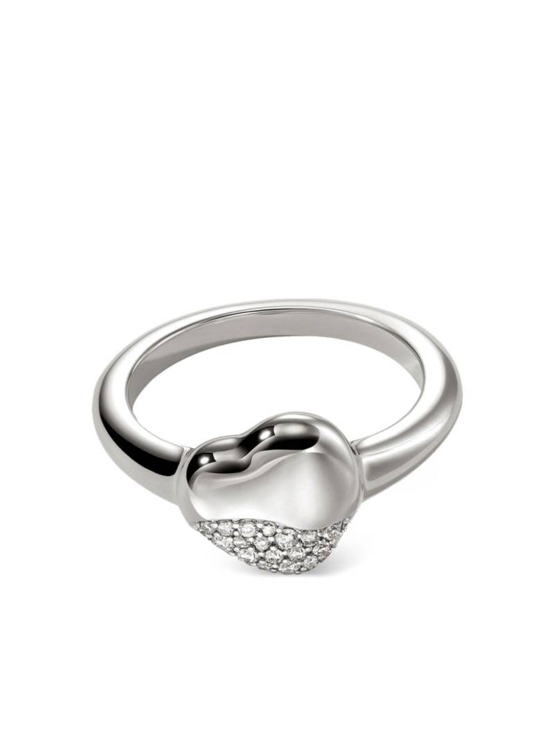 John Hardy Pebble Heart sterling-silver ring von John Hardy