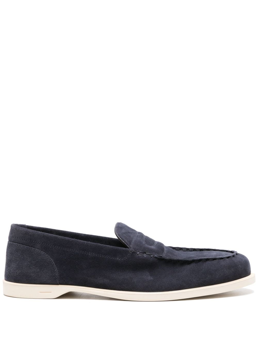 John Lobb Pace suede loafers - Blue von John Lobb