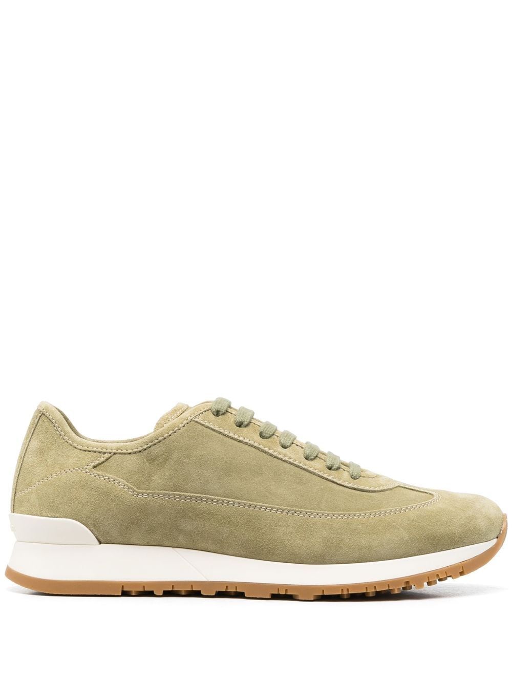 John Lobb low-top suede sneakers - Green von John Lobb