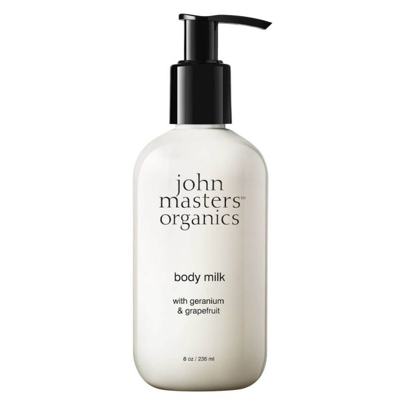 JMO Skin & Body Care - Geranium & Grapefruit Body Milk von John Masters Organics