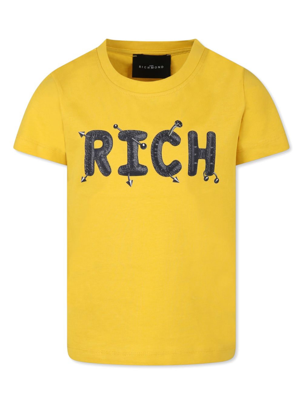 John Richmond Junior Rich-print T-shirt - Yellow von John Richmond Junior