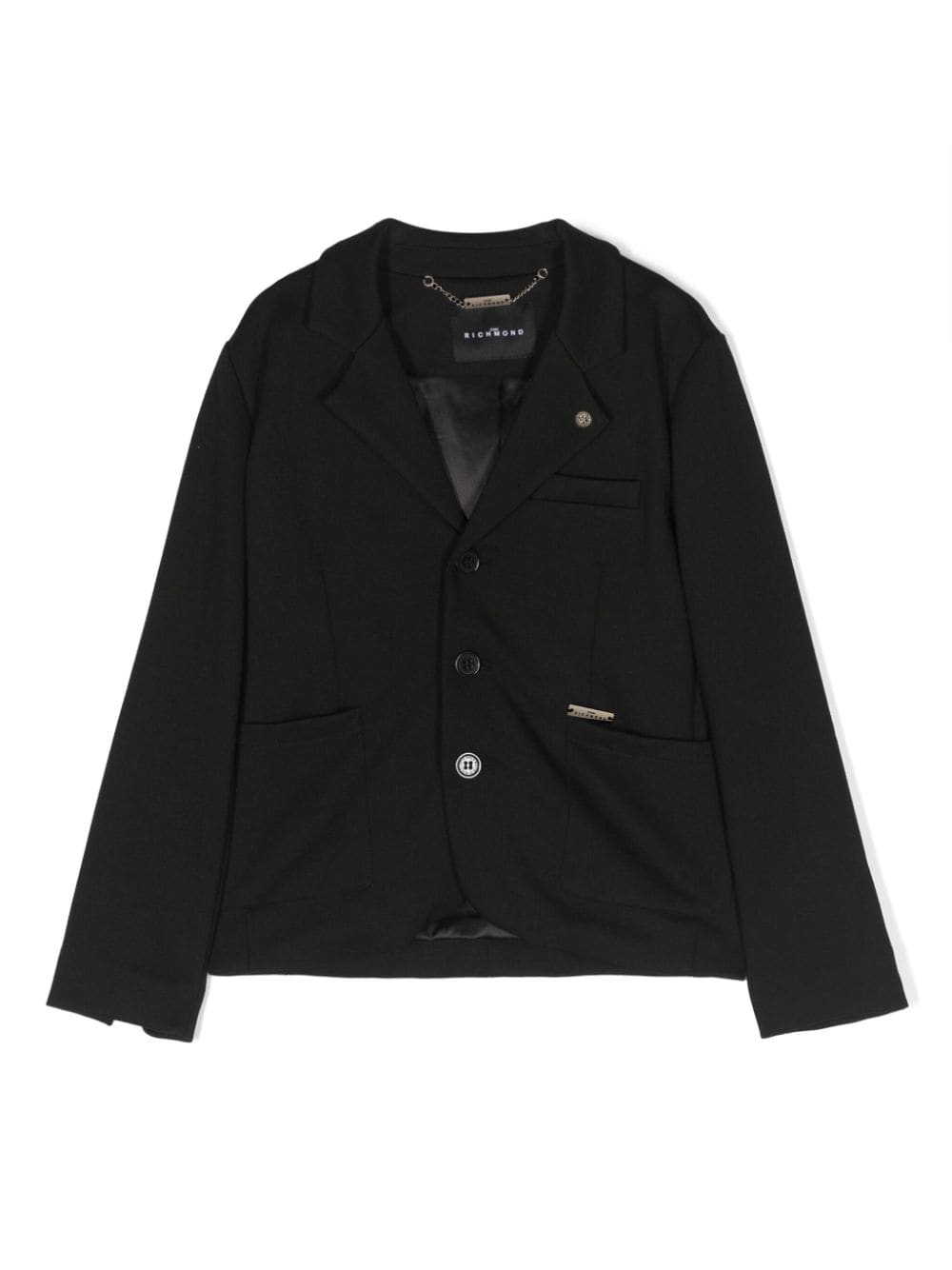 John Richmond Junior button-detail single-breasted blazer - Black von John Richmond Junior