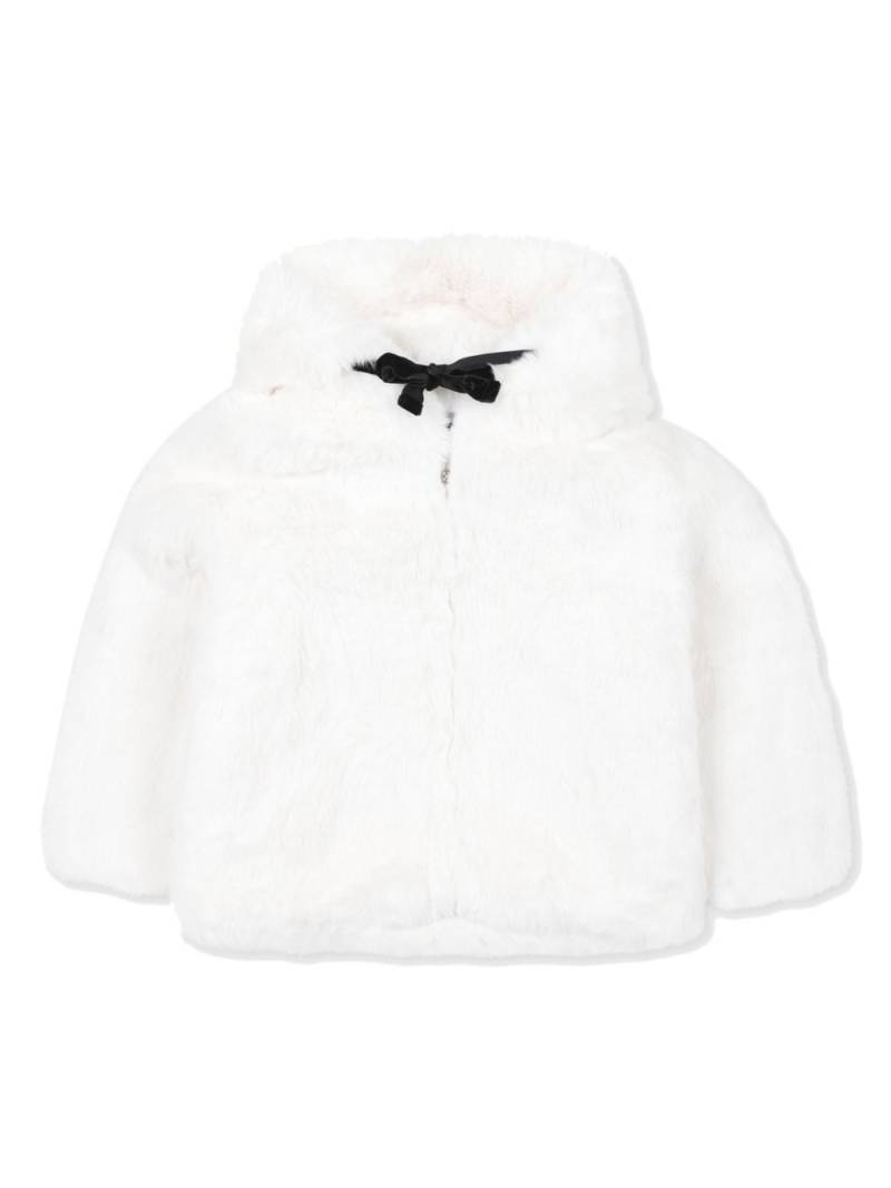 John Richmond Junior faux-fur coat - White von John Richmond Junior