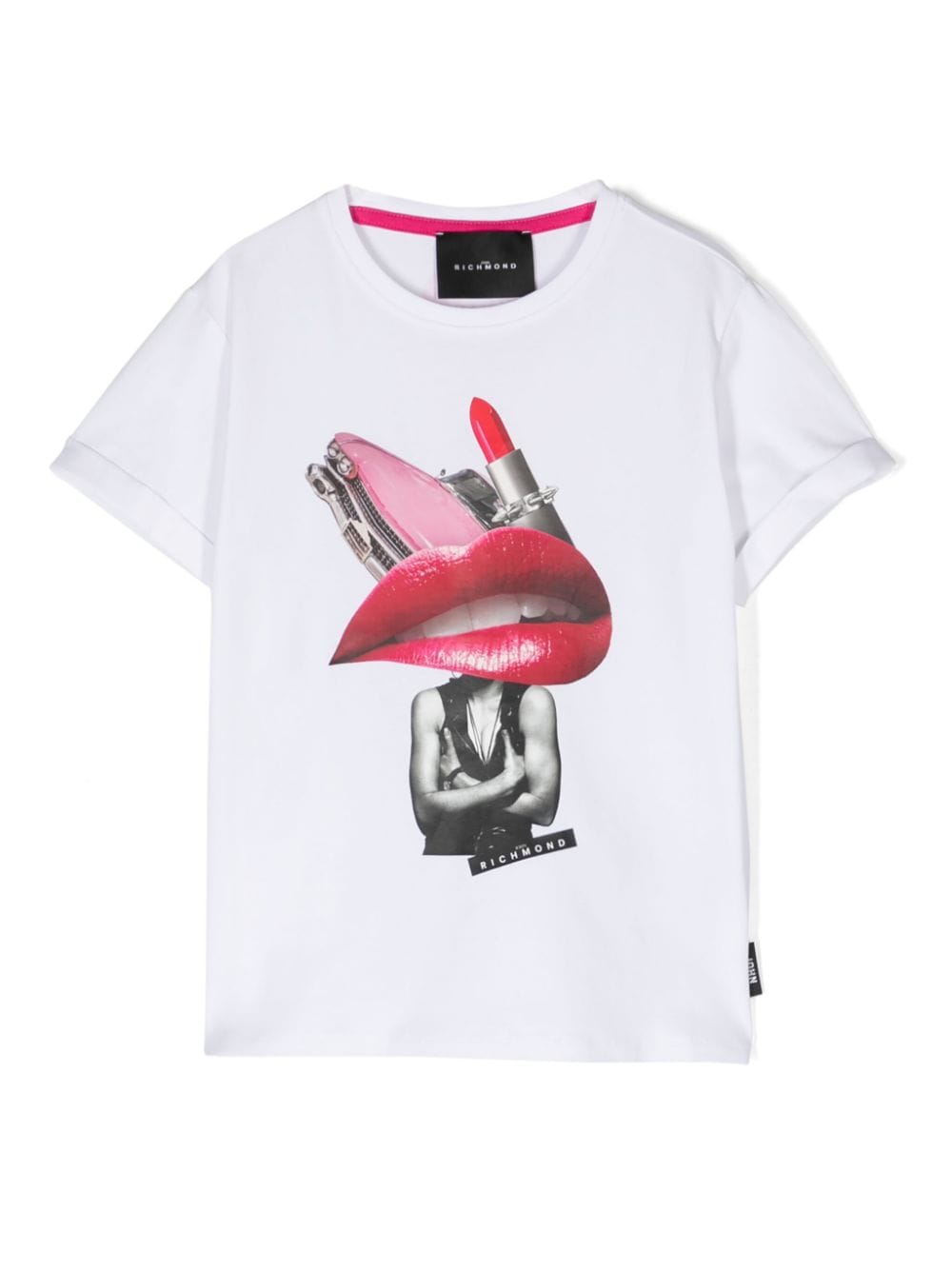 John Richmond Junior graphic-print crew-neck T-shirt - White von John Richmond Junior