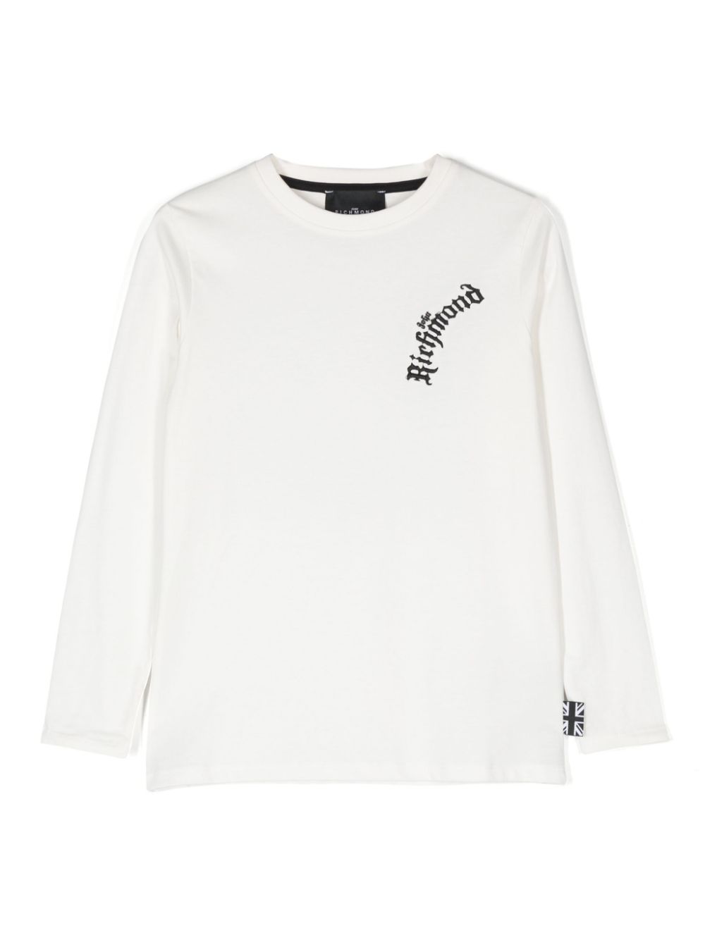 John Richmond Junior logo-embroidered T-shirt - White von John Richmond Junior