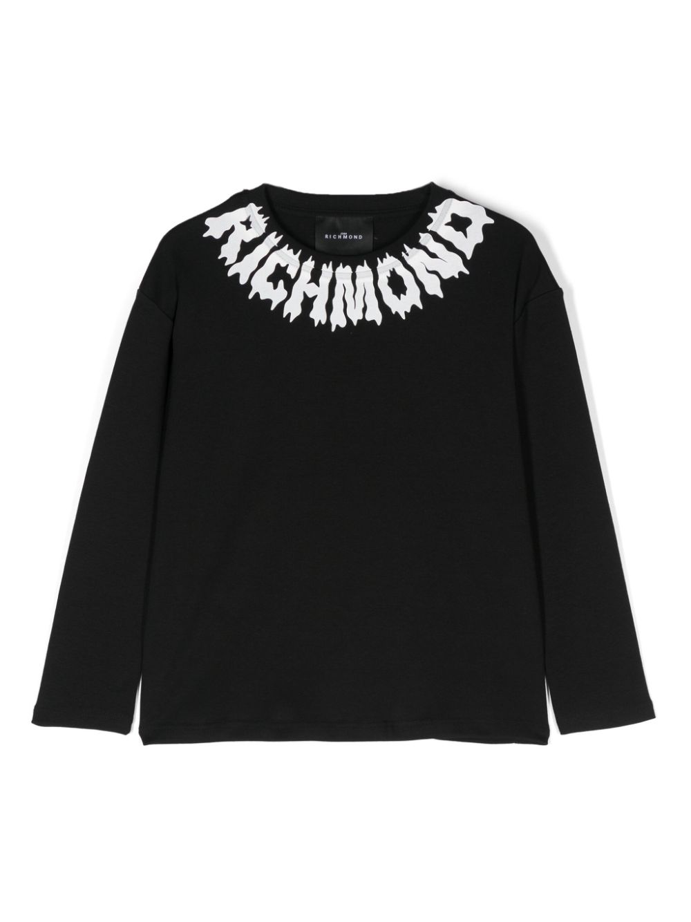 John Richmond Junior logo-print T-shirt - Black von John Richmond Junior