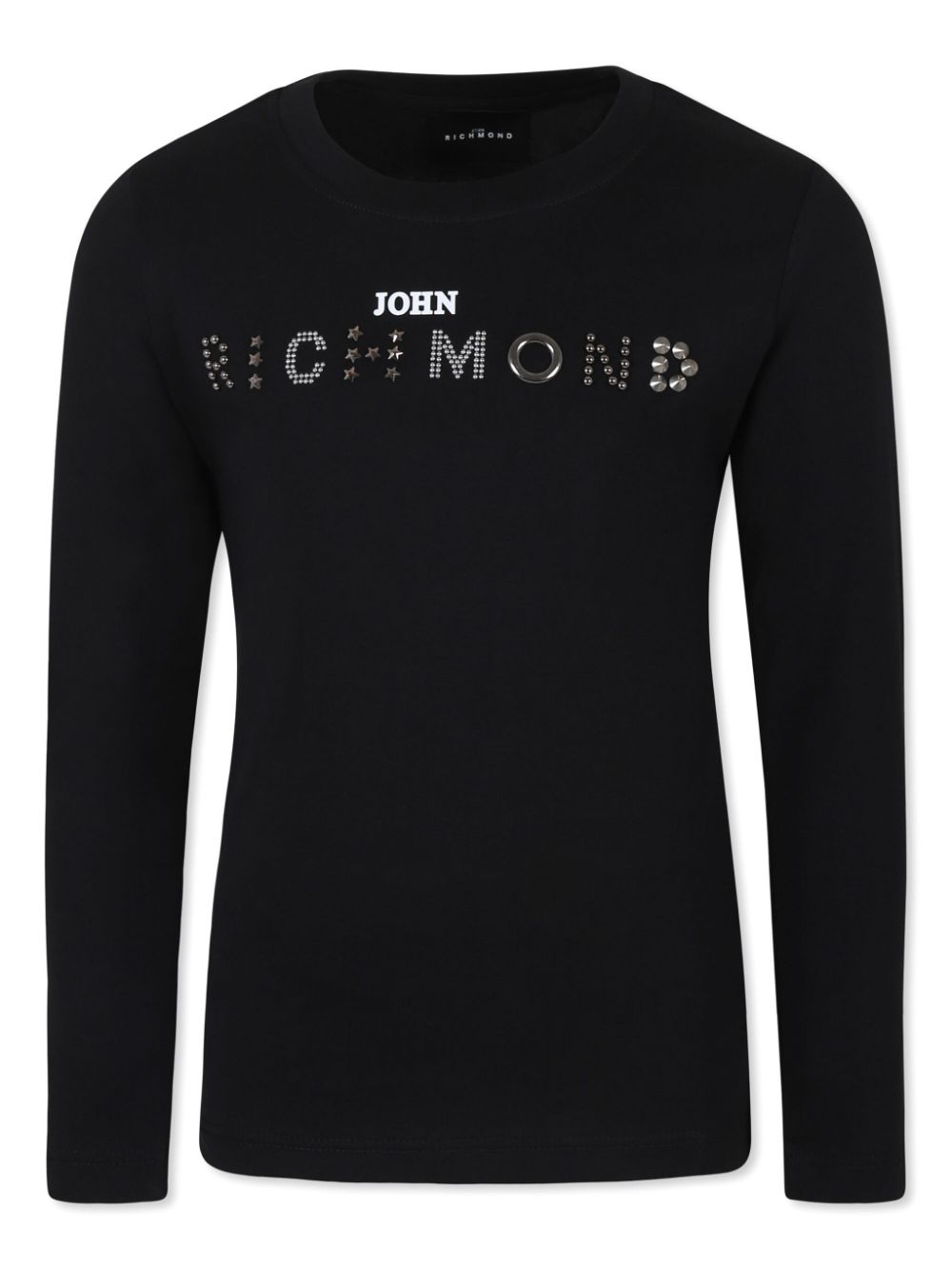 John Richmond Junior logo-print T-shirt - Black von John Richmond Junior