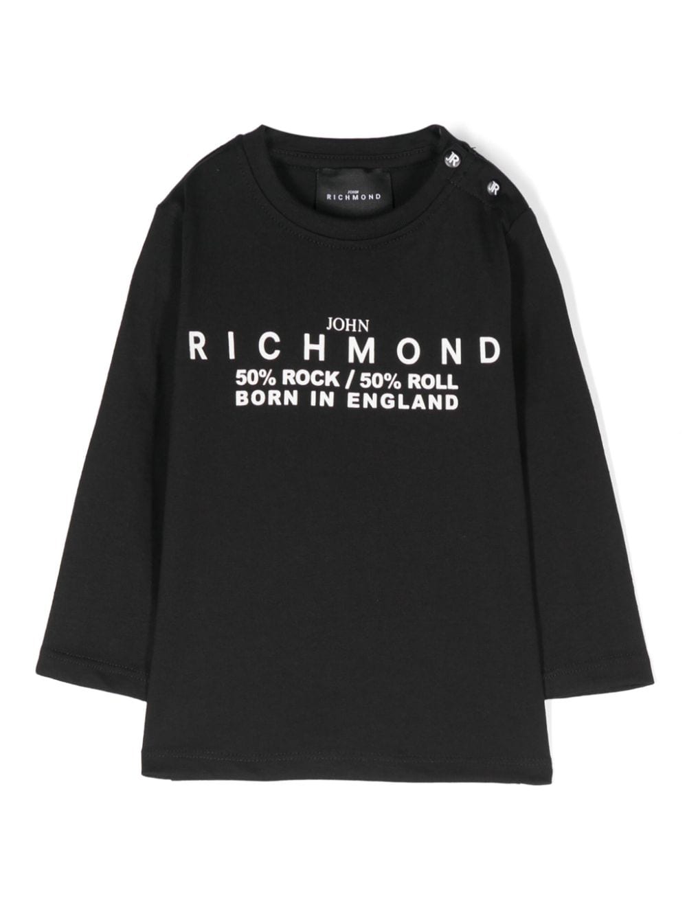 John Richmond Junior logo-print T-shirt - Black von John Richmond Junior