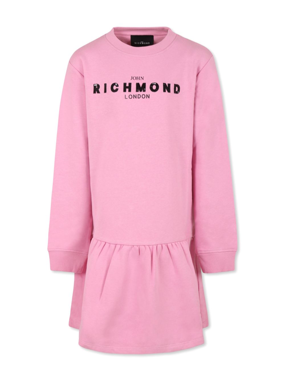 John Richmond Junior logo-print dress - Pink von John Richmond Junior