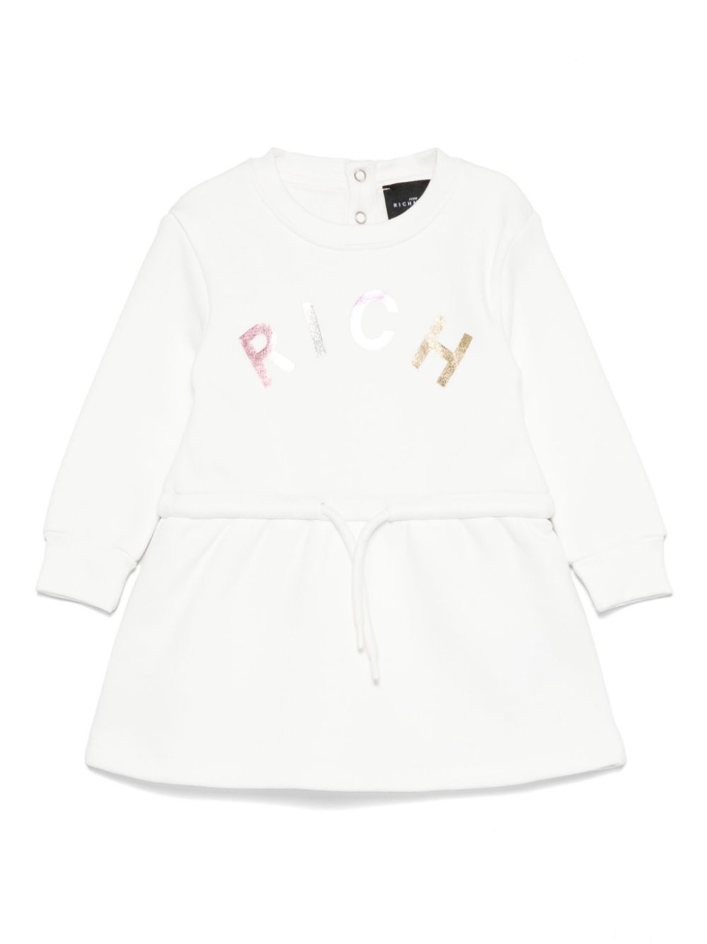 John Richmond Junior logo-print dress - White von John Richmond Junior