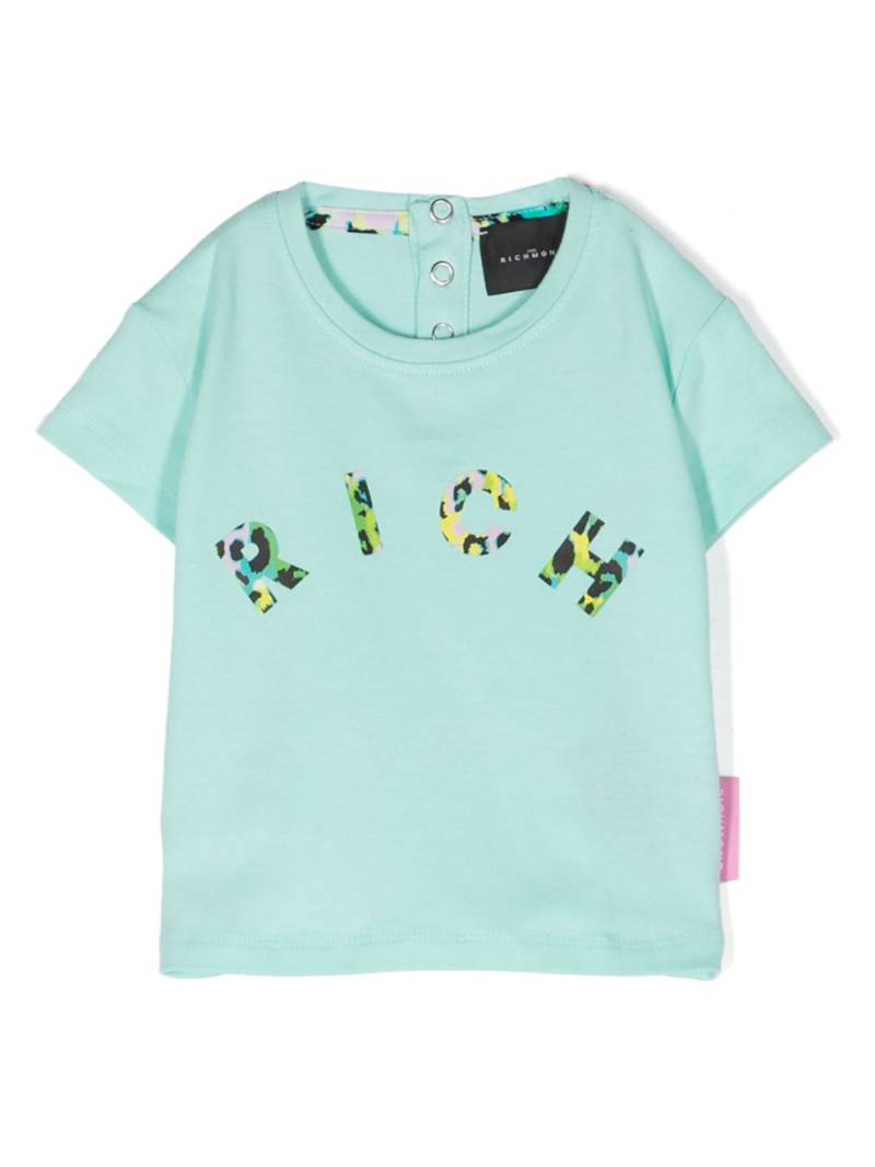 John Richmond Junior logo-print jersey T-shirt - Green von John Richmond Junior