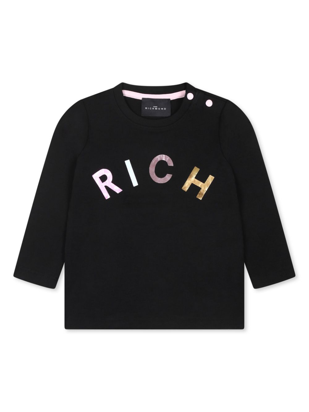 John Richmond Junior logo-print sweatshirt - Black von John Richmond Junior