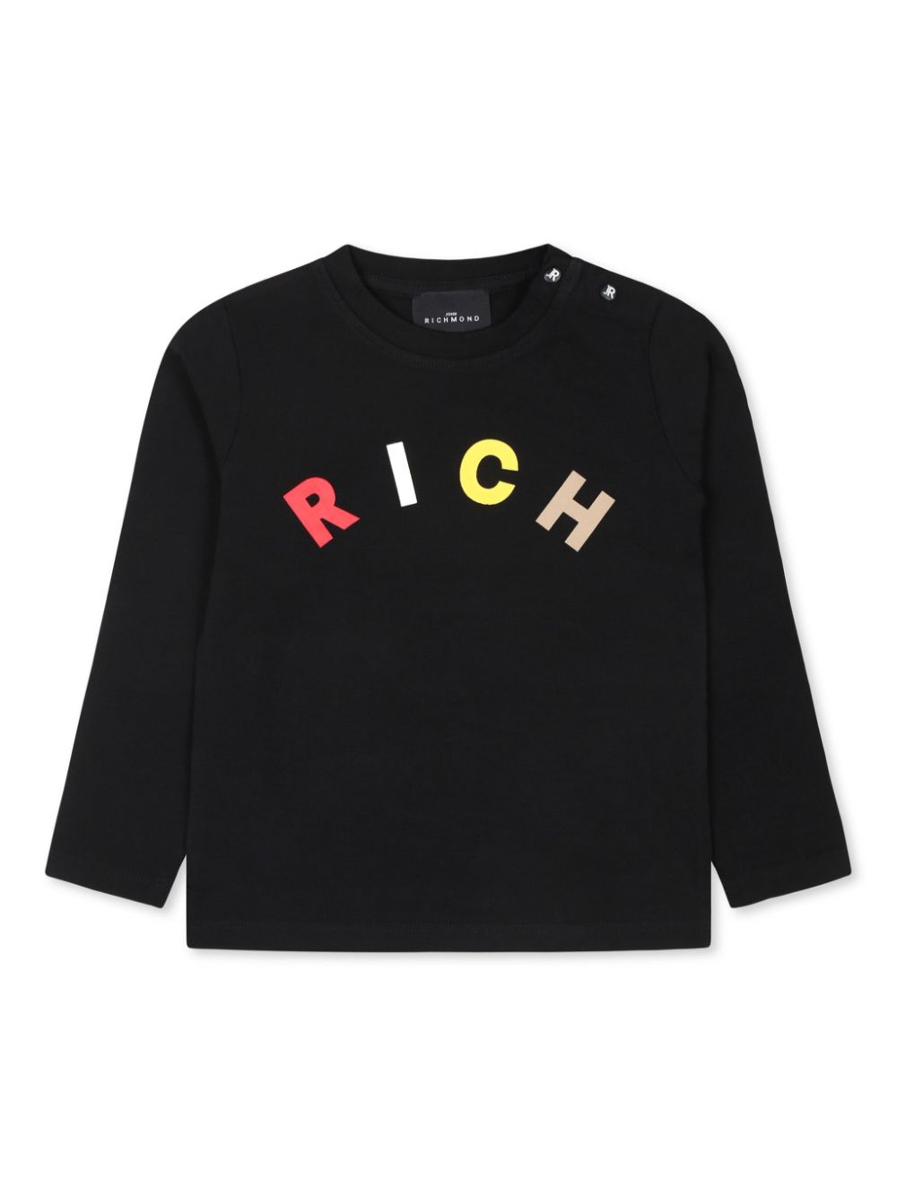 John Richmond Junior logo-print sweatshirt - Black von John Richmond Junior