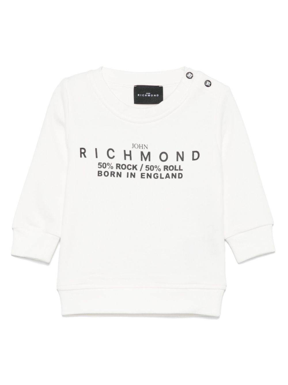 John Richmond Junior logo-print sweatshirt - White von John Richmond Junior