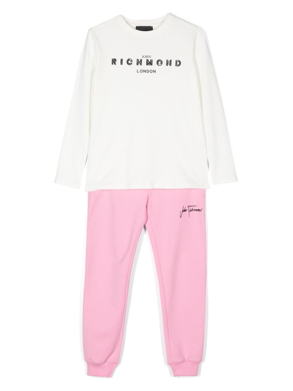 John Richmond Junior logo-print tracksuit - White von John Richmond Junior