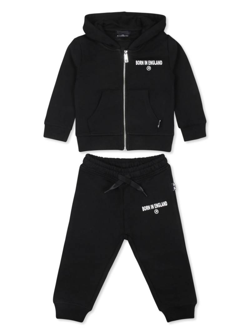 John Richmond Junior logo-print tracksuit set - Black von John Richmond Junior