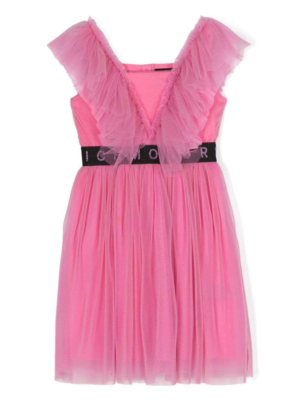 John Richmond Junior pleated-tulle dress - Pink von John Richmond Junior