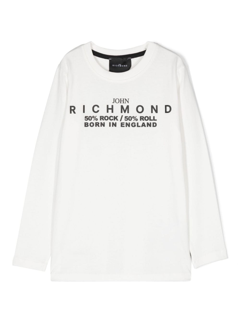 John Richmond Junior rubberised logo T-shirt - White von John Richmond Junior