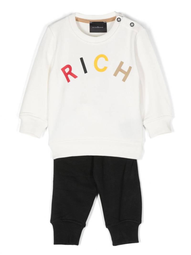 John Richmond Junior sweatshirt and track pants set - White von John Richmond Junior