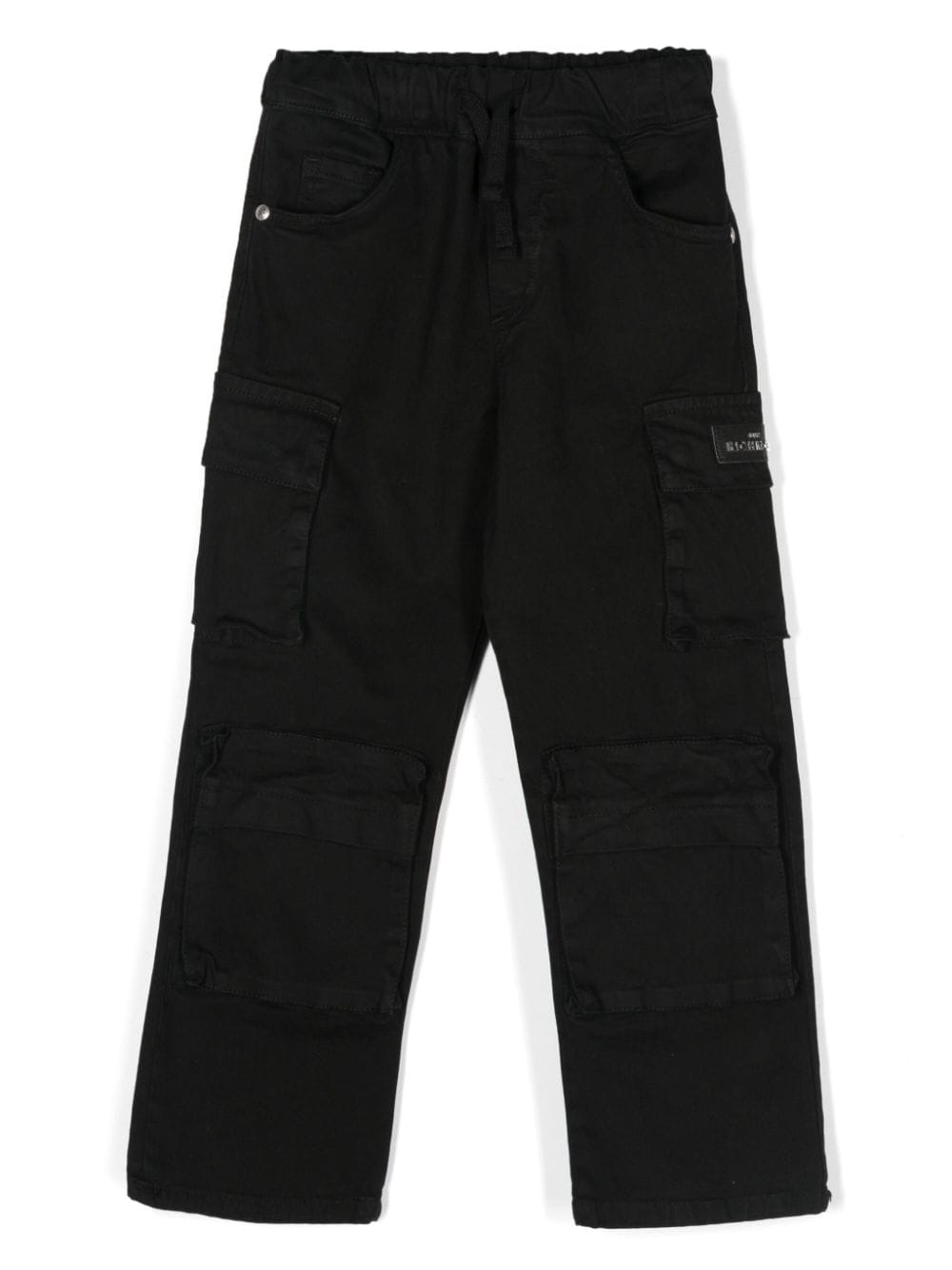 John Richmond Junior twill-weave cargo trousers - Black von John Richmond Junior