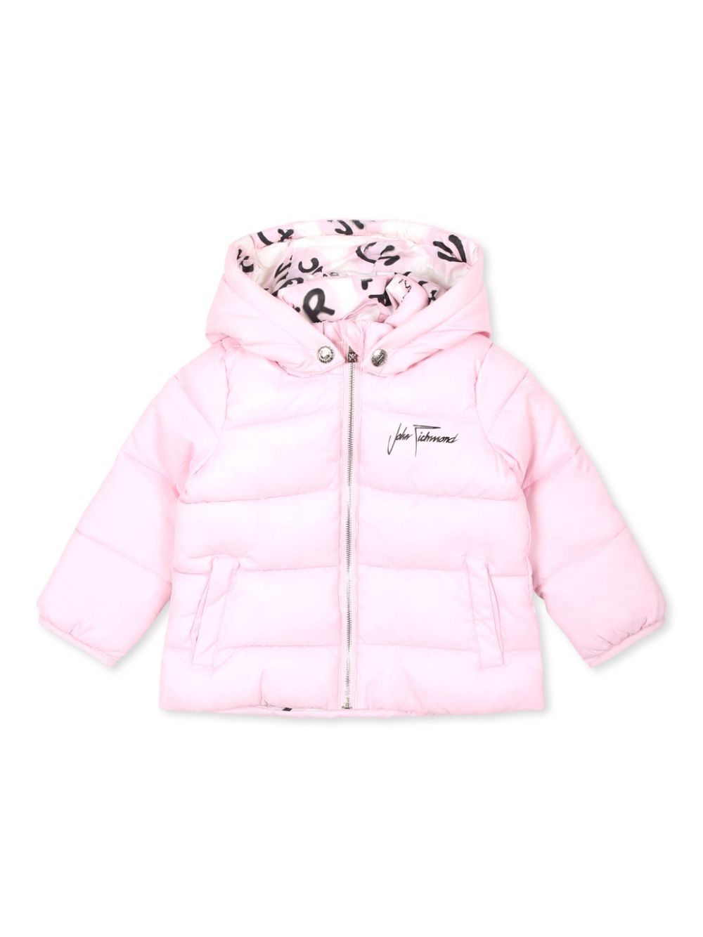 John Richmond Junior zipped padded jacket - Pink von John Richmond Junior