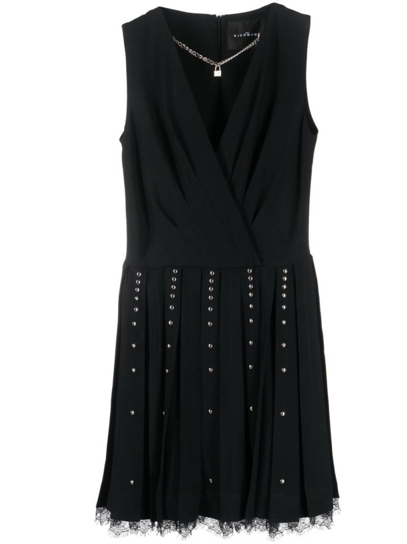 John Richmond Impat stud-embellished minidress - Black von John Richmond