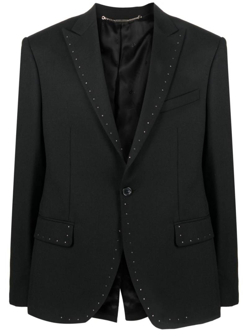 John Richmond Nanner single-breasted blazer - Black von John Richmond