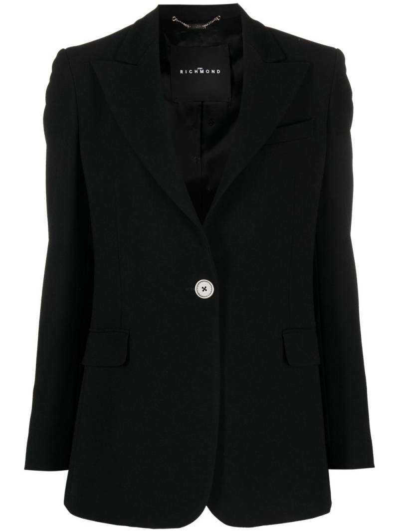 John Richmond Nar single-breasted blazer - Black von John Richmond