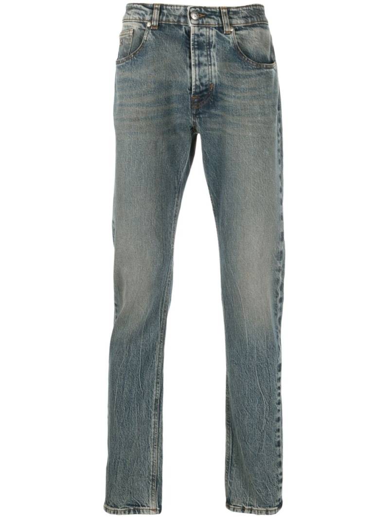 John Richmond Sid stonewashed straight-leg jeans - Blue von John Richmond