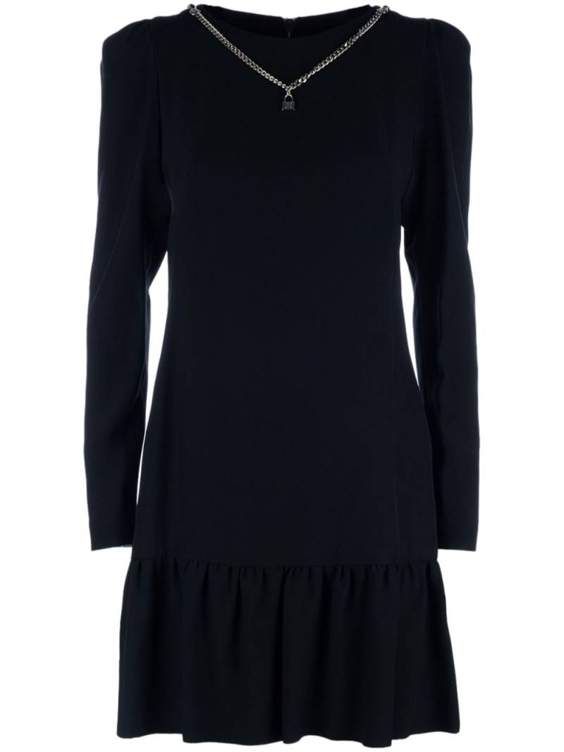 John Richmond chain-embellished mini dress - Black von John Richmond