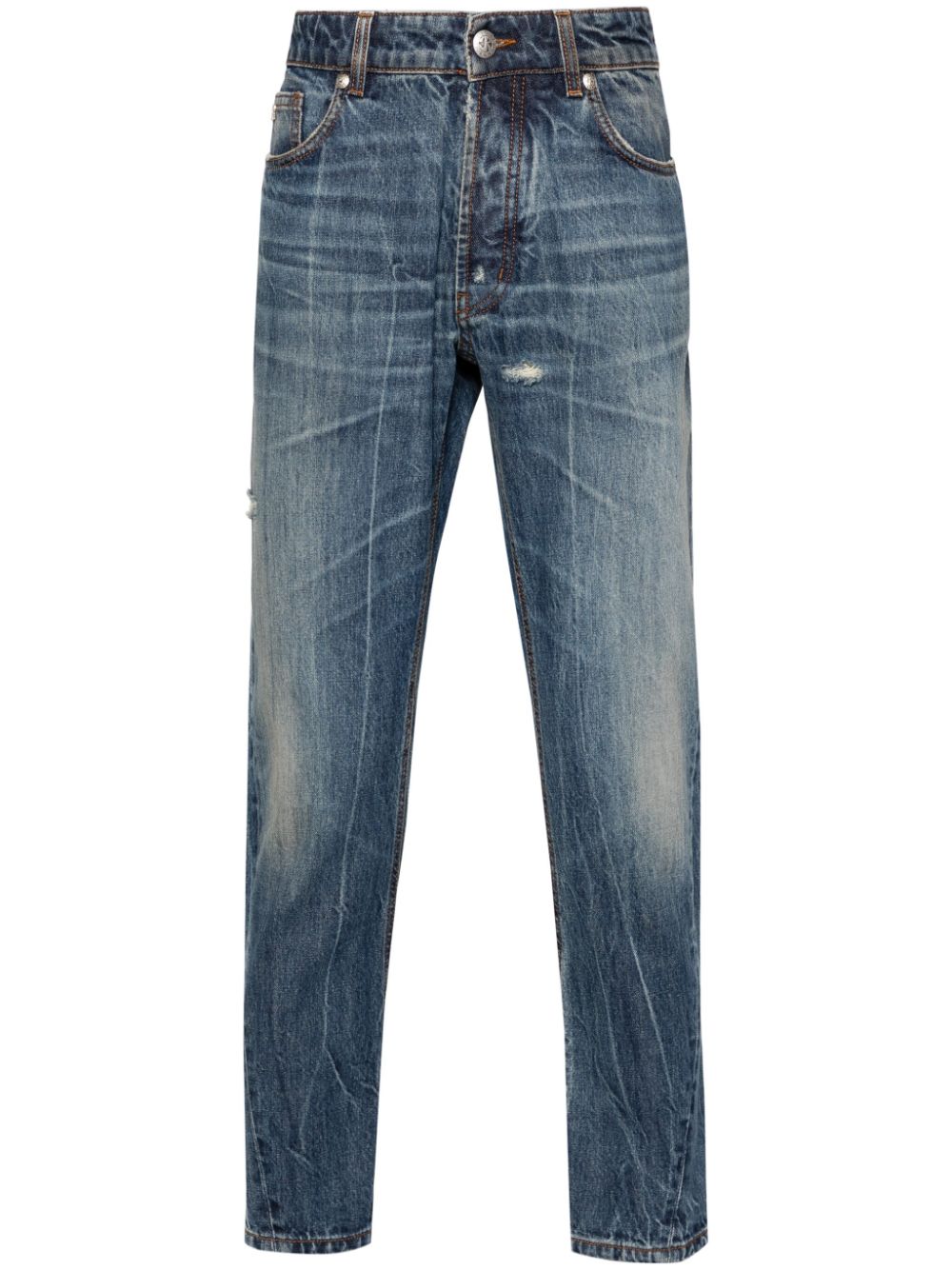 John Richmond cropped slim-leg jeans - Blue von John Richmond