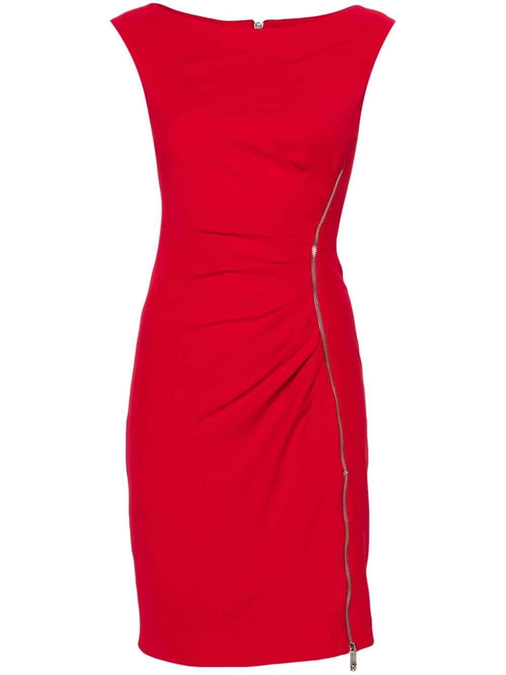 John Richmond decorative-zip mini dress - Red von John Richmond