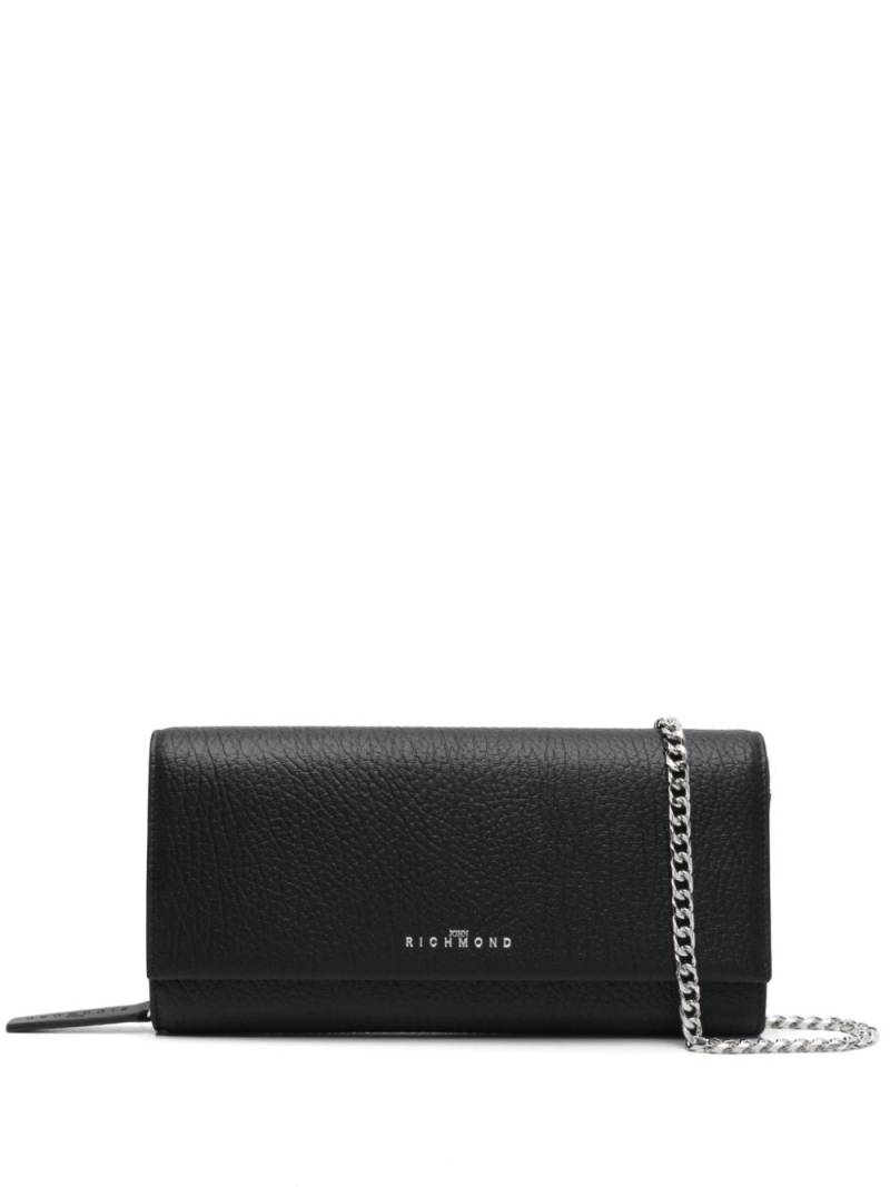 John Richmond leather clutch - Black von John Richmond