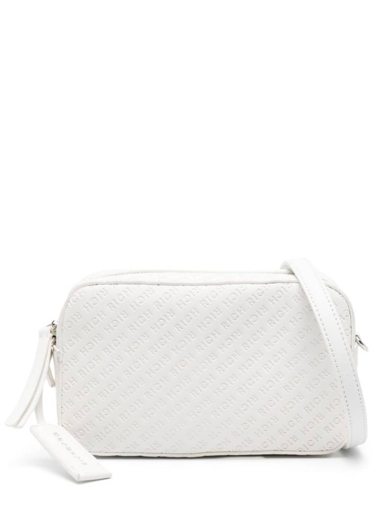 John Richmond logo-debossed shoulder bag - White von John Richmond