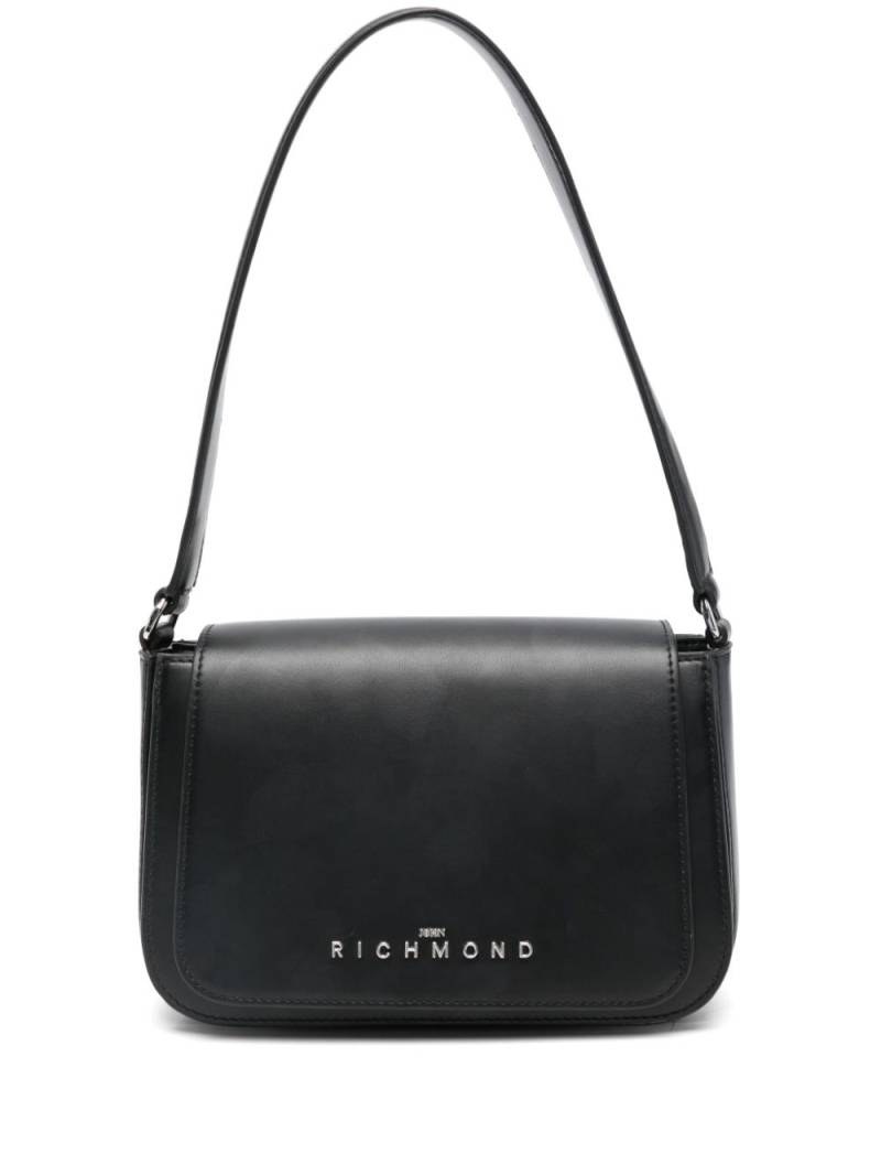 John Richmond logo-lettering shoulder bag - Black von John Richmond