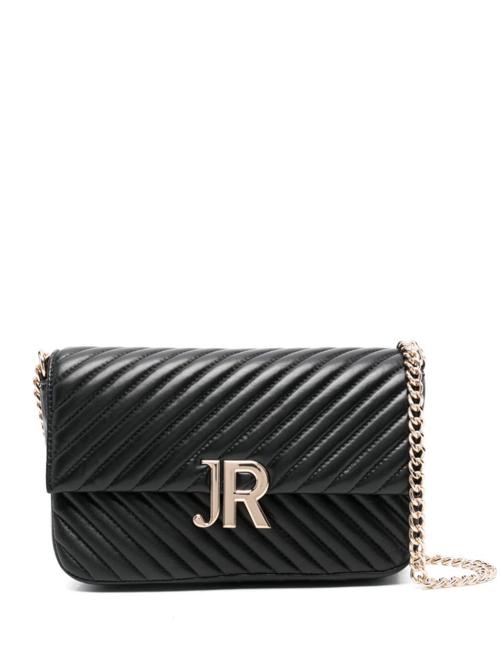 John Richmond logo-lettering shoulder bag - Black von John Richmond