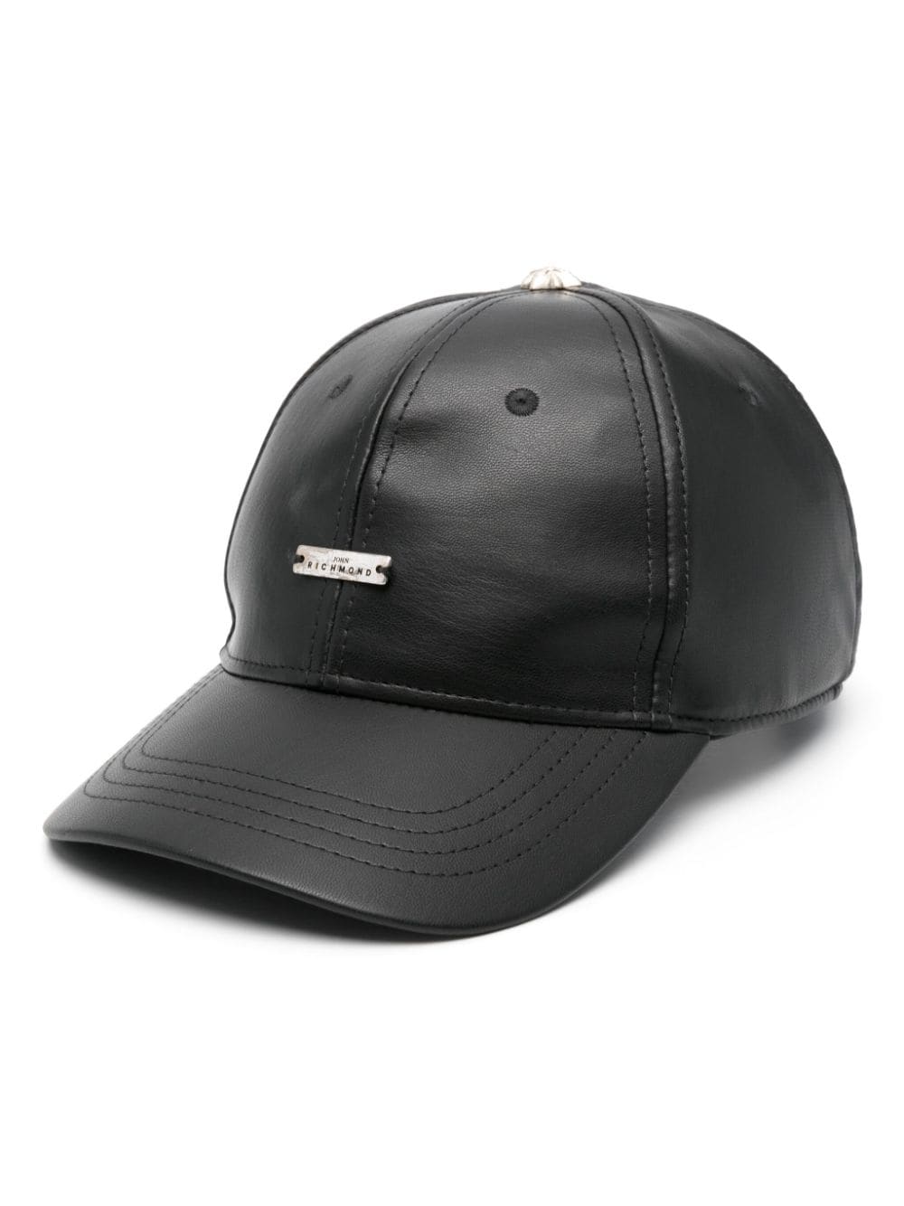 John Richmond logo-plaque cap - Black von John Richmond