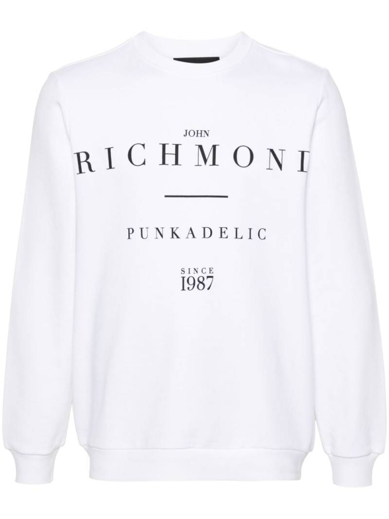 John Richmond logo-print sweatshirt - White von John Richmond